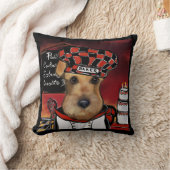 エアデールテリア クッション (ブランケット)