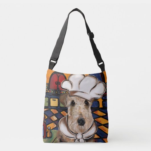 エアデールテリア クロスボディバッグ (正面)