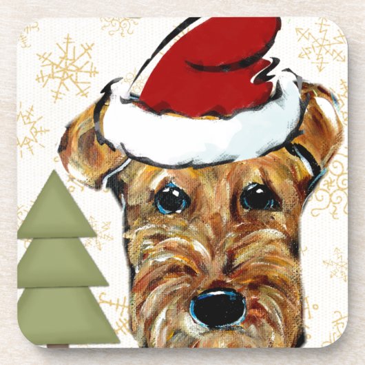 エアデールテリア コースター (正面)