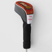 エアデールテリア ゴルフヘッドカバー (アングル)