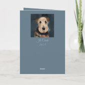 エアデールテリア サンキューカード (裏面)