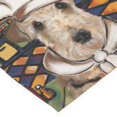 エアデールテリア ショートテーブルランナー (コーナー)