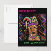 エアデールテリア シーズンポストカード (正面/裏面)