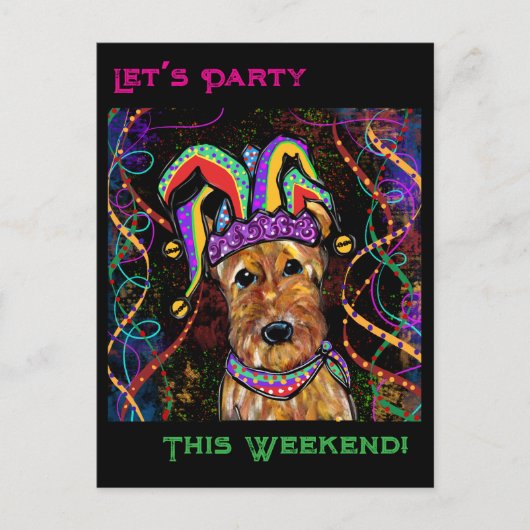 エアデールテリア シーズンポストカード (正面)