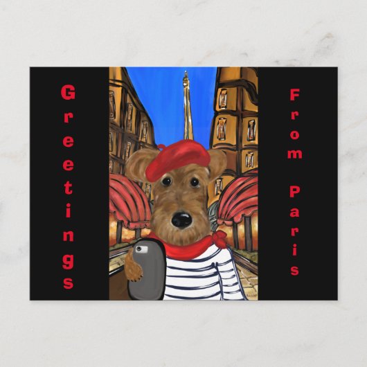 エアデールテリア シーズンポストカード (正面)