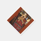 エアデールテリア スタンダードカクテルナプキン (角)