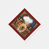 エアデールテリア スタンダードカクテルナプキン (角)