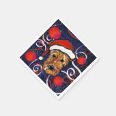 エアデールテリア スタンダードカクテルナプキン (角)