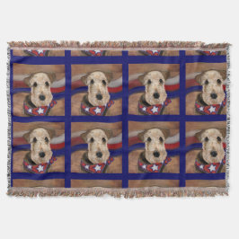 エアデールテリア スローブランケット