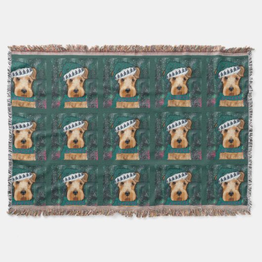 エアデールテリア スローブランケット (正面)