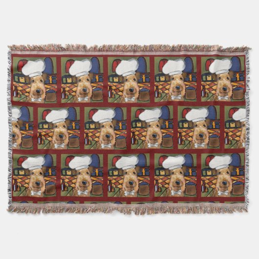 エアデールテリア スローブランケット (正面)