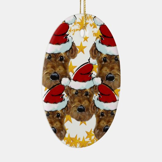 エアデールテリア セラミックオーナメント (右)