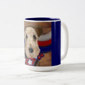 エアデールテリア ツートーンマグカップ (正面右)