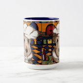 エアデールテリア ツートーンマグカップ (中央)