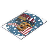 エアデールテリア ノートブック (左側)