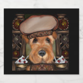 エアデールテリア ビールラベル (シングルラベル)