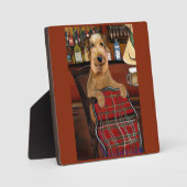 エアデールテリア フォトプラーク (正面)