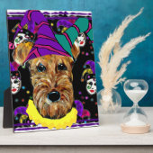 エアデールテリア フォトプラーク (側面)