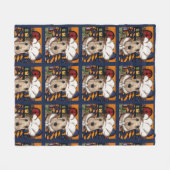 エアデールテリア フリースブランケット (正面(横))