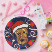 エアデールテリア ペーパープレート (パーティー)