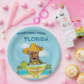 エアデールテリア ペーパープレート (パーティー)