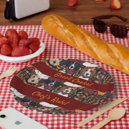 エアデールテリア ペーパープレート