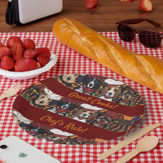 エアデールテリア ペーパープレート (ピクニック)