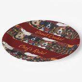 エアデールテリア ペーパープレート (アングル)