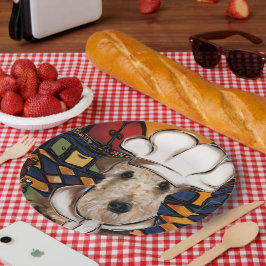 エアデールテリア ペーパープレート