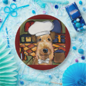 エアデールテリア ペーパープレート (パーティー)