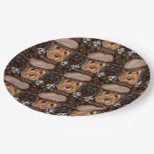 エアデールテリア ペーパープレート (アングル)