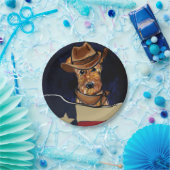 エアデールテリア ペーパープレート (パーティー)