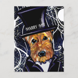 エアデールテリア ポストカード