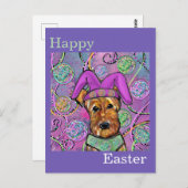 エアデールテリア ポストカード (正面/裏面)