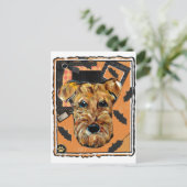 エアデールテリア ポストカード (スタンド正面)