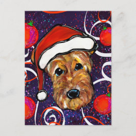 エアデールテリア ポストカード