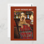 エアデールテリア ポストカード (正面/裏面)