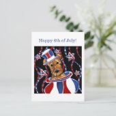 エアデールテリア ポストカード (スタンド正面)