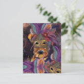 エアデールテリア ポストカード (スタンド正面)