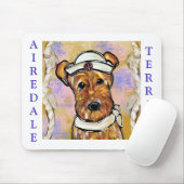 エアデールテリア マウスパッド (マウス)