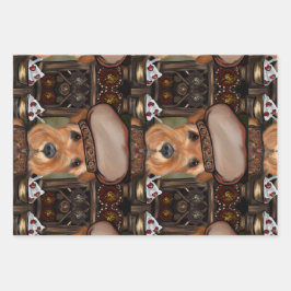 エアデールテリア ラッピングペーパーシート