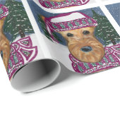 エアデールテリア ラッピングペーパー (ロールコーナー)