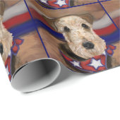 エアデールテリア ラッピングペーパー (ロールコーナー)