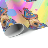 エアデールテリア ラッピングペーパー (ロールコーナー)