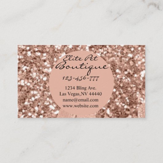 エアデールテリア 名刺 (裏面)