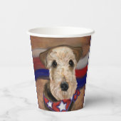 エアデールテリア 紙コップ (裏面)