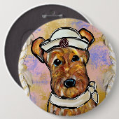 エアデールテリア 缶バッジ (正面&裏面)