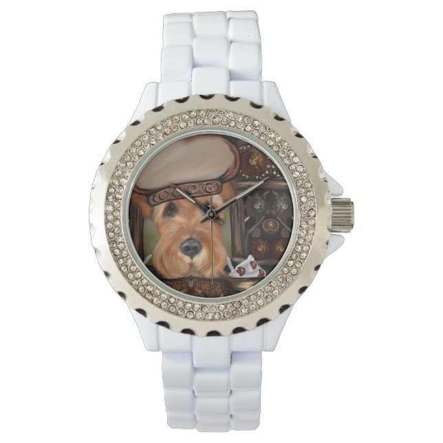 エアデールテリア 腕時計 (正面)