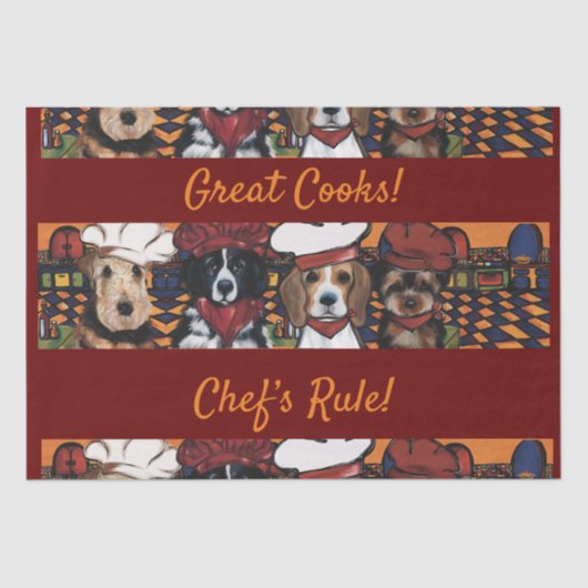 エアデールテリア 薄葉紙 (正面)