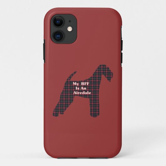 エアデールテリアBFF Case-Mate iPhoneケース (裏面)